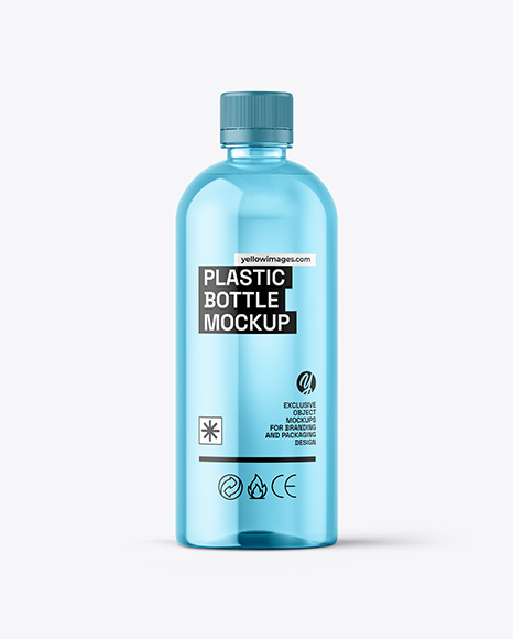Clear Cosmetic Bottle Mockup