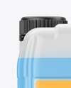 Transparent Plastic 5L Jerrycan Mockup