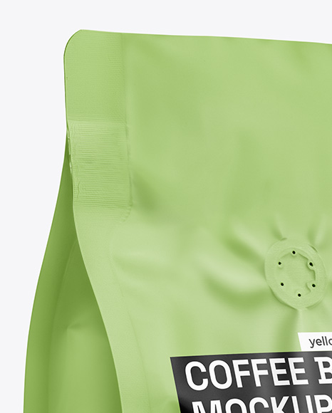 Matte Coffee Bag Mockup