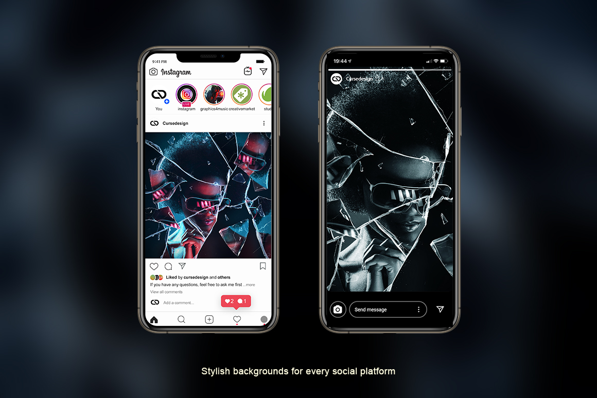 Broken Glass Photo Effect