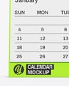 Desk Tent Calendar Mockup – Front View