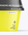 Matte Plastic Container Mockup