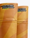 Pair of Women's Over-The-Knee Boot Mockup