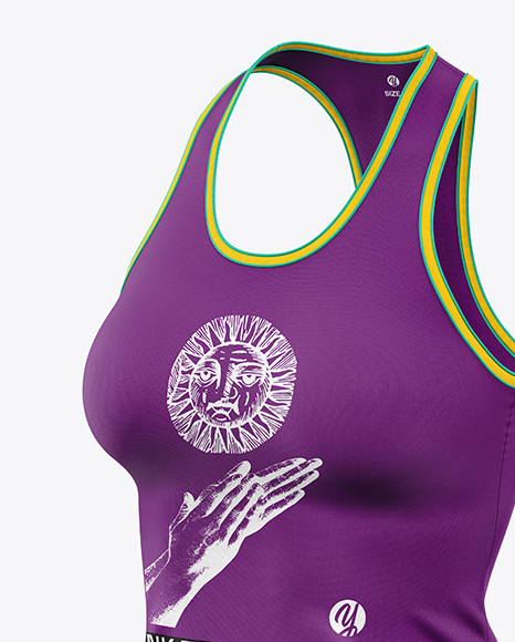 Women's Tank Top Mockup - Half Side View