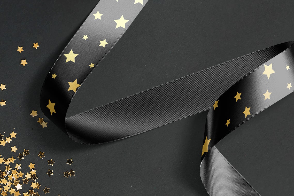 Silk Ribbon Mockup