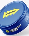 Matte Round Tin Box Mockup