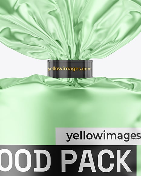 Matte Metallic Package Mockup