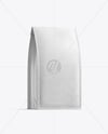 Kraft Coffee Bag Mockup – Half Side View
