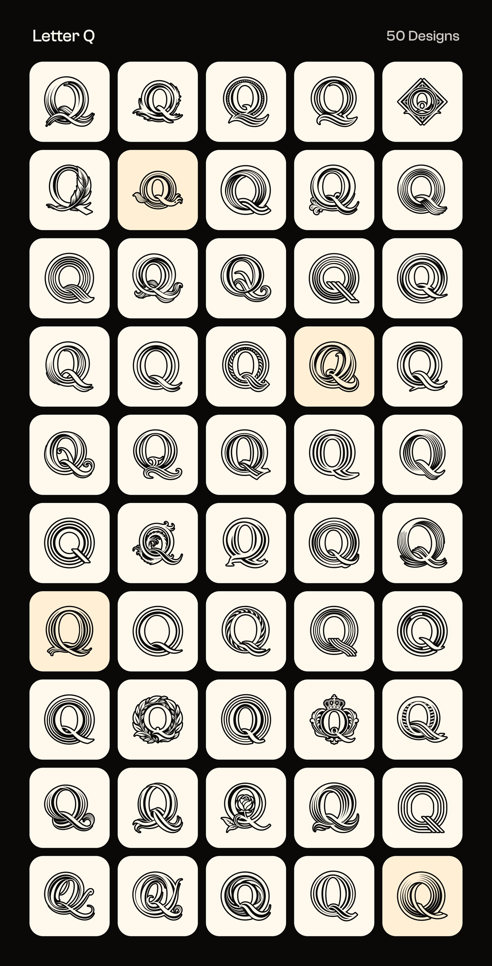 Alphabet Letters Logo Bundle