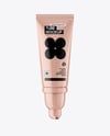 Glossy Cosmetic Tube with Box Mockup