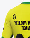 Soccer Jersey Mockup - Back Half Side View