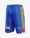 Shorts Mockup – Back Half Side View