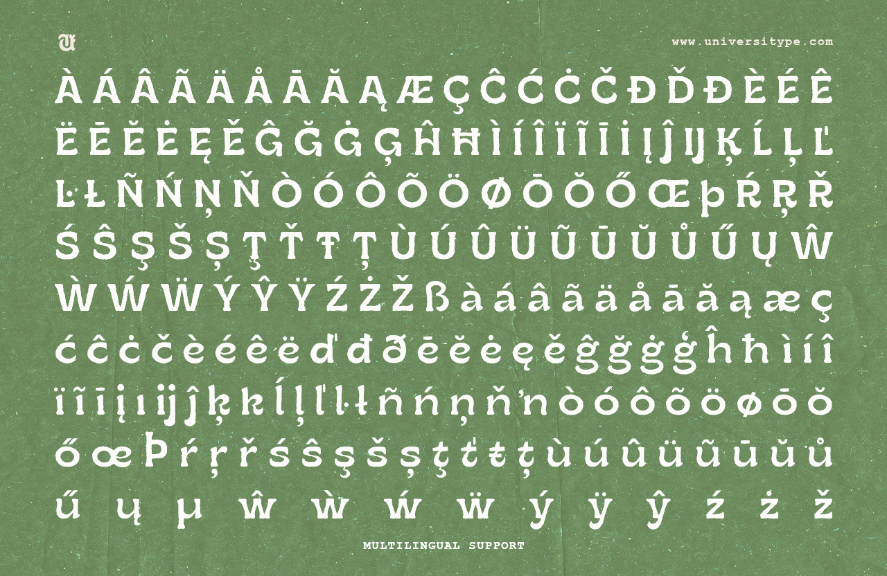 UT Ruganic - An Organic Display Font