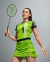 Woman Wearing Badminton Uniform Mockup