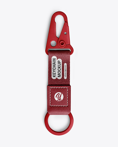 Strap Keychain Mockup