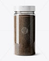 Spice Jar with Grounded Black Pepper Mockup