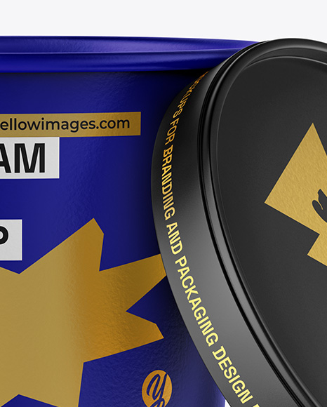 Matte Ice Cream Cup Mockup