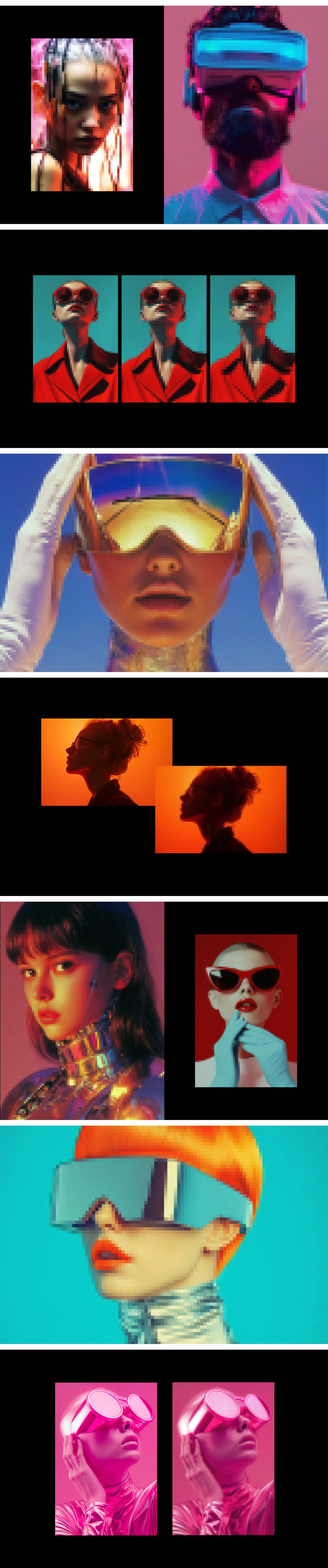 Pixel Art Photo Effect