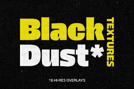 Black Dust Textures - Retro overlay