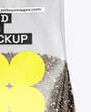 Transparent Package with Chia Seeds Mockup