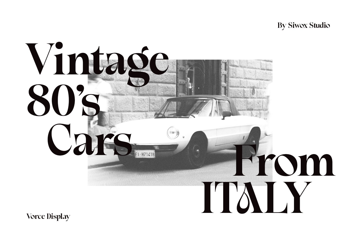 VORCE DISPLAY - A Serif Font