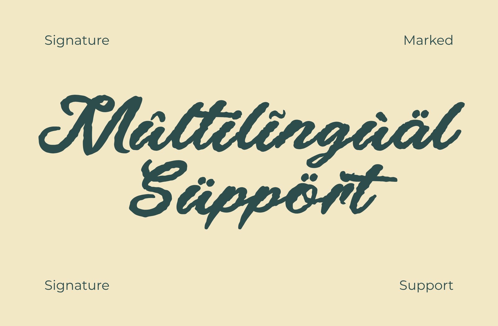 Fedley - Modern Calligraphy Font
