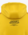 Men's Anorak Windbreaker Jacket Mockup - Back View