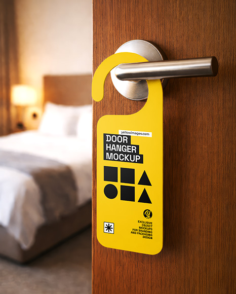 Door Hanger Mockup
