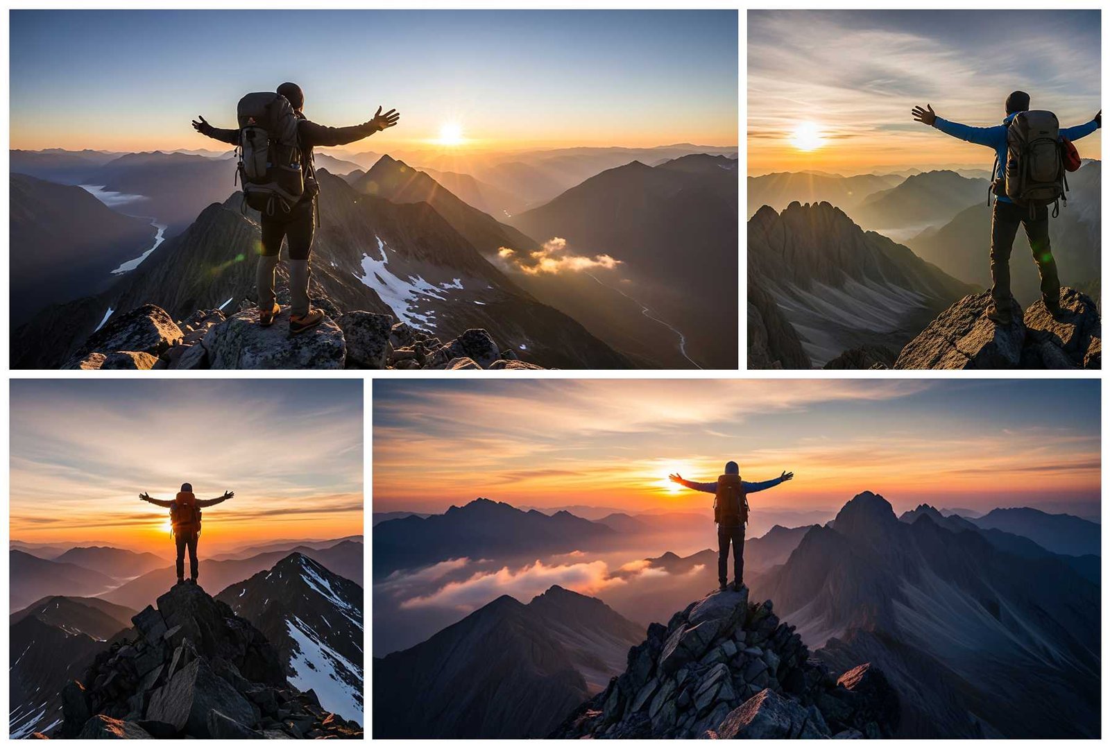 10 Mountain Trekker Photos – Adventure &amp; Outdoor Stock Images