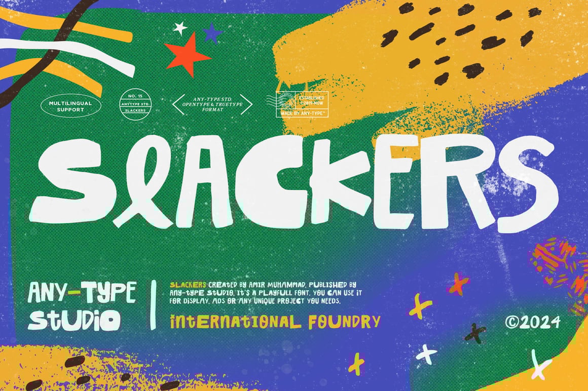 Slackers Hand Drawn Font