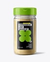 Plastic Jar with Ground Cardamom Mockup