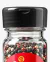Spice Jar with Peppercorns Mix Mockup
