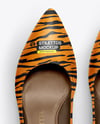 Pair of Glossy Stilettos Mockup