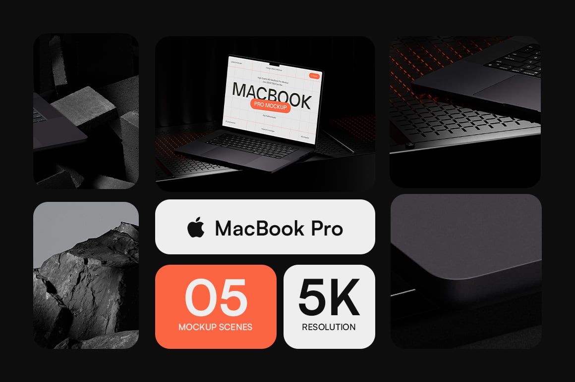 MacBook Pro M3 Mockup
