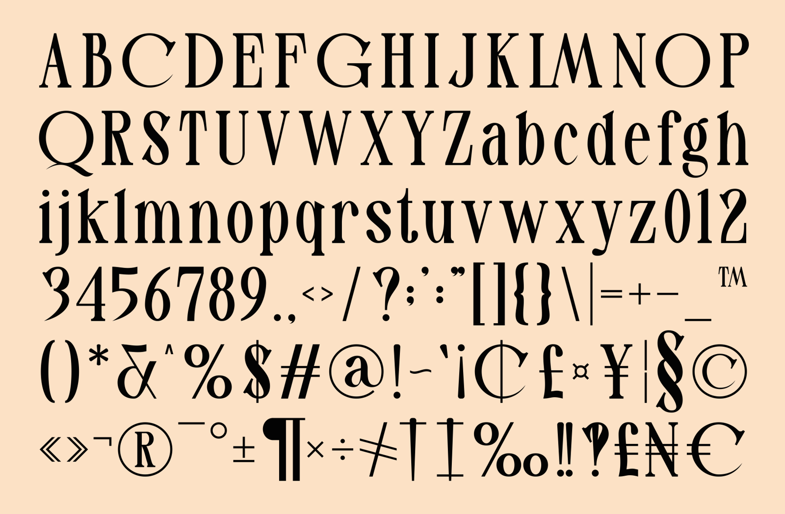 Bolger Font