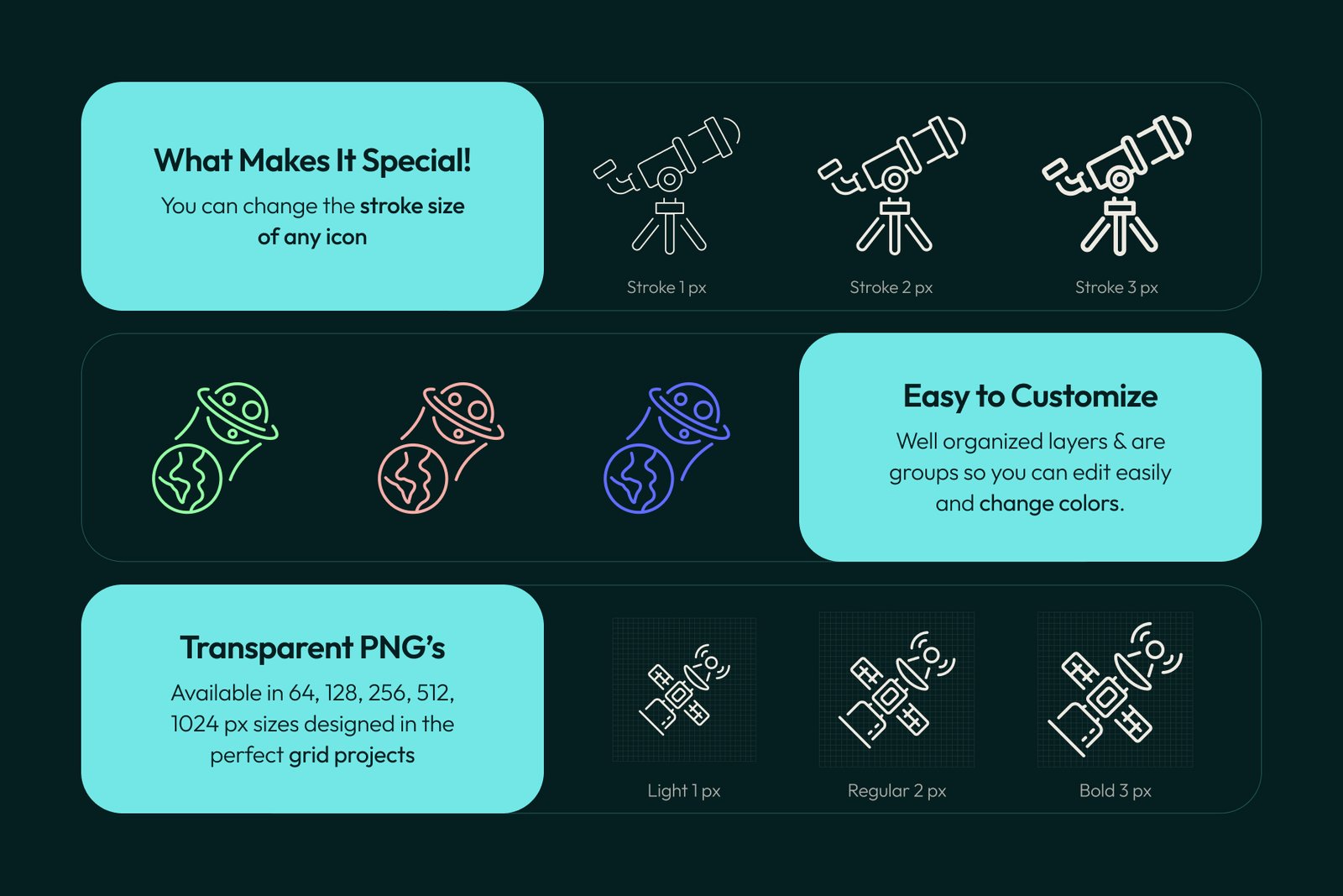Physics Icon Art Set