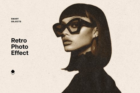 Retro Print Photo Template - Creative Store