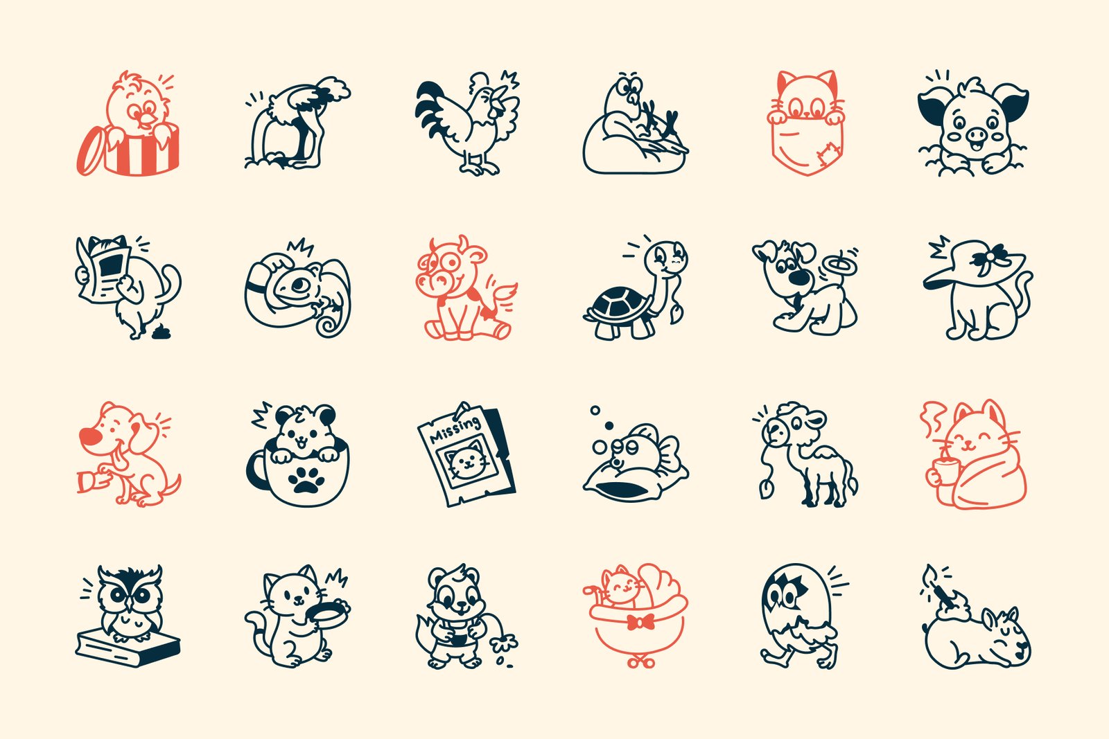 Pet Doodle Icons