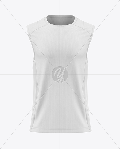Training Sleeveless Jersey Mockup - Front View
