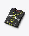 Folded Baseball Jersey Mockup