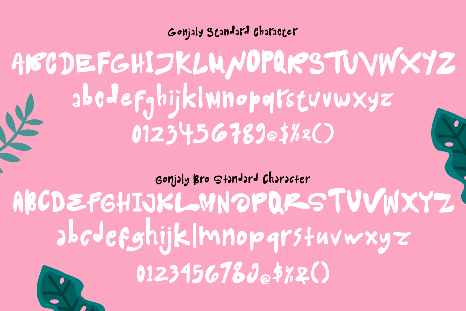 Gonjaly Hand Drawn Font