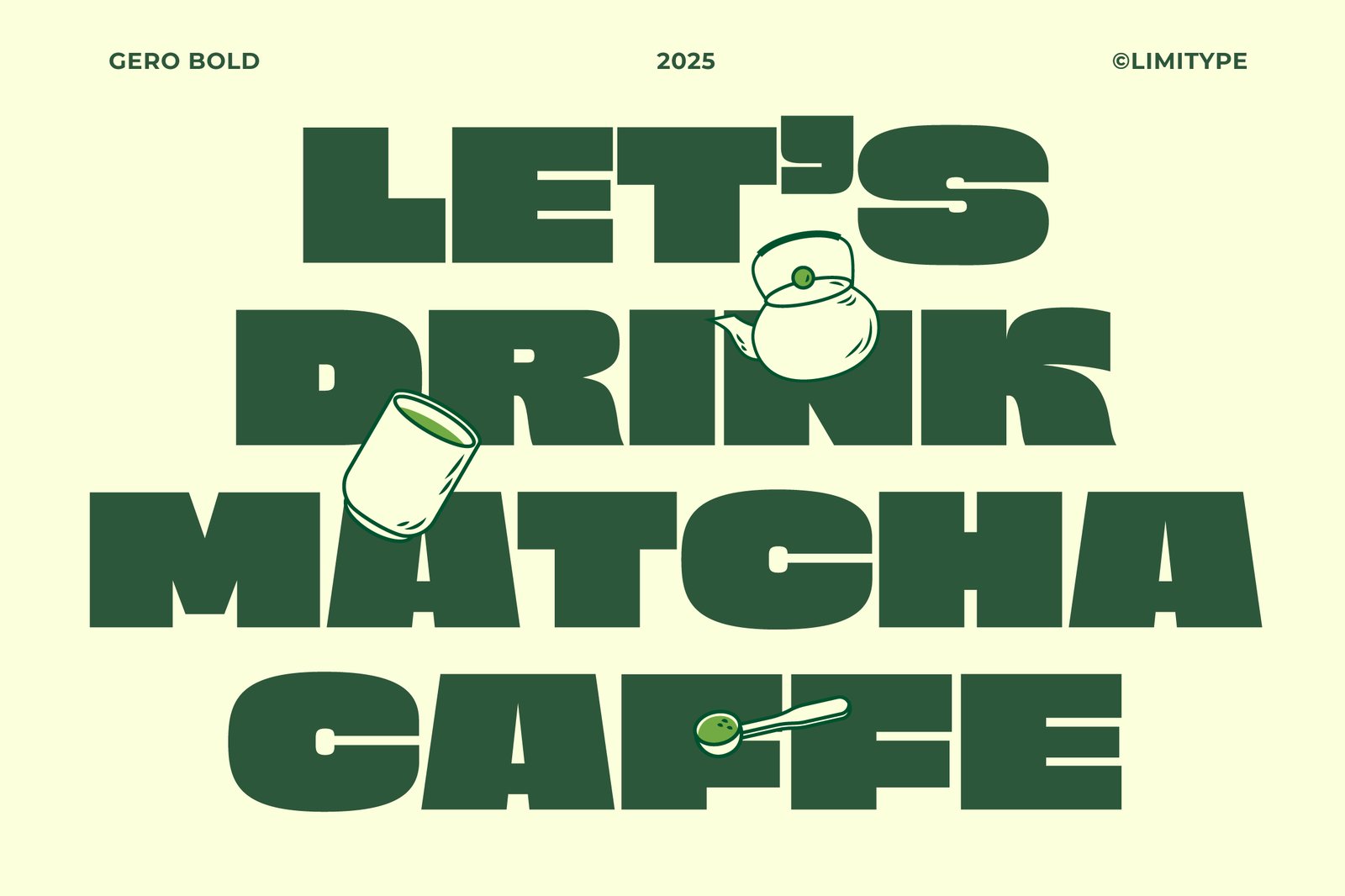 Gero - Bold Font