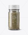 Glass Jar with Herbes de Provence Mockup