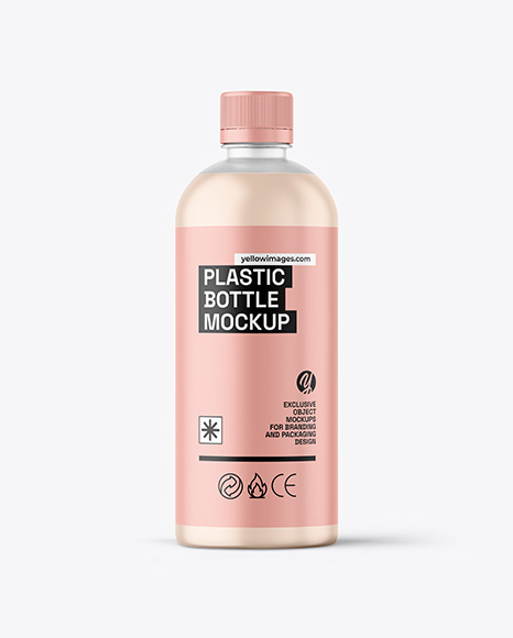 Frosted Cosmetic Bottle Mockup