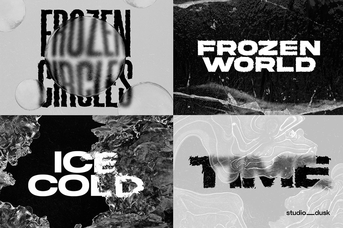 The Fridge - Frozen Text and Logo Effects