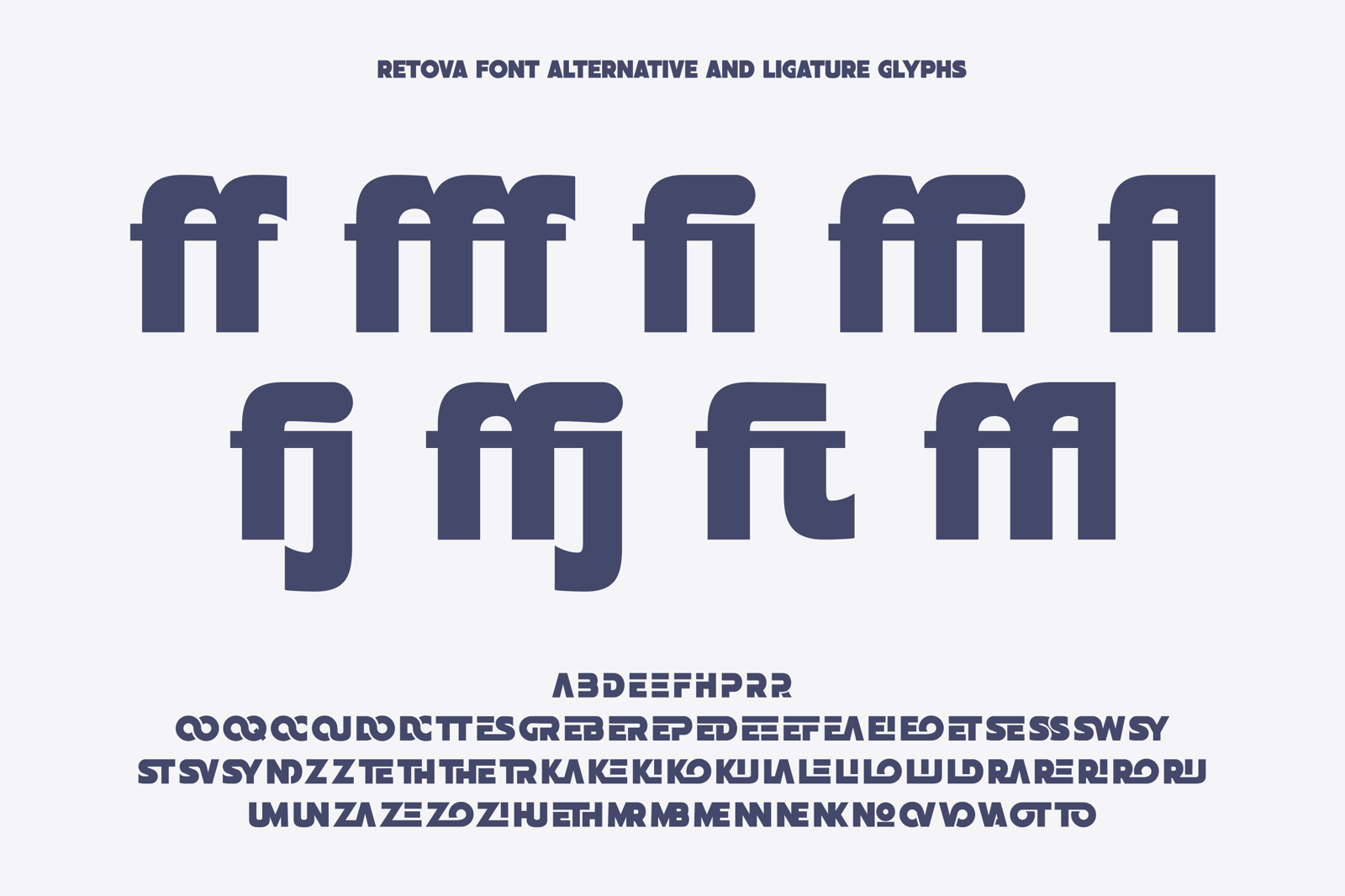 Retova - Display Font