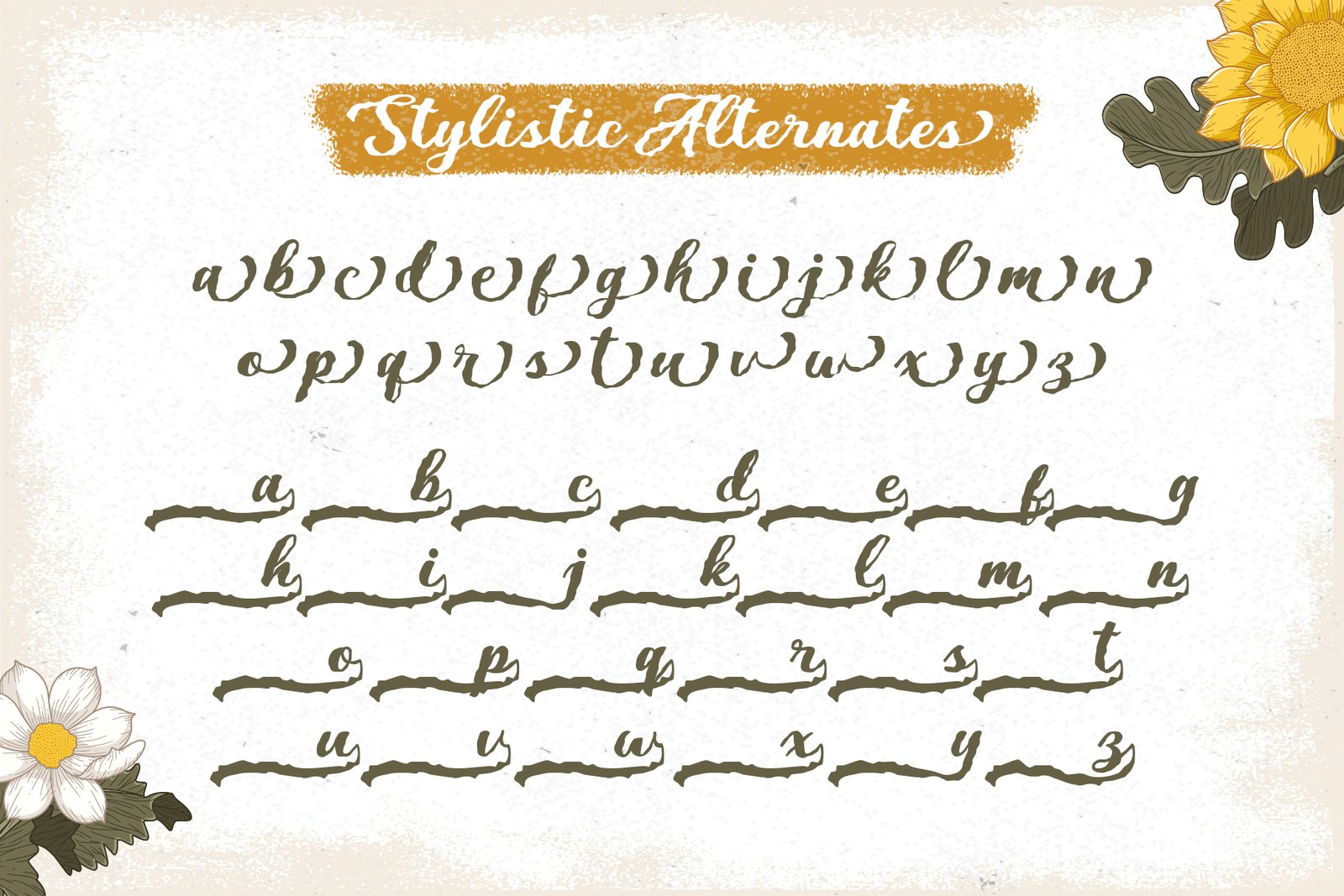 Valsiya - Rough Handwritten Font