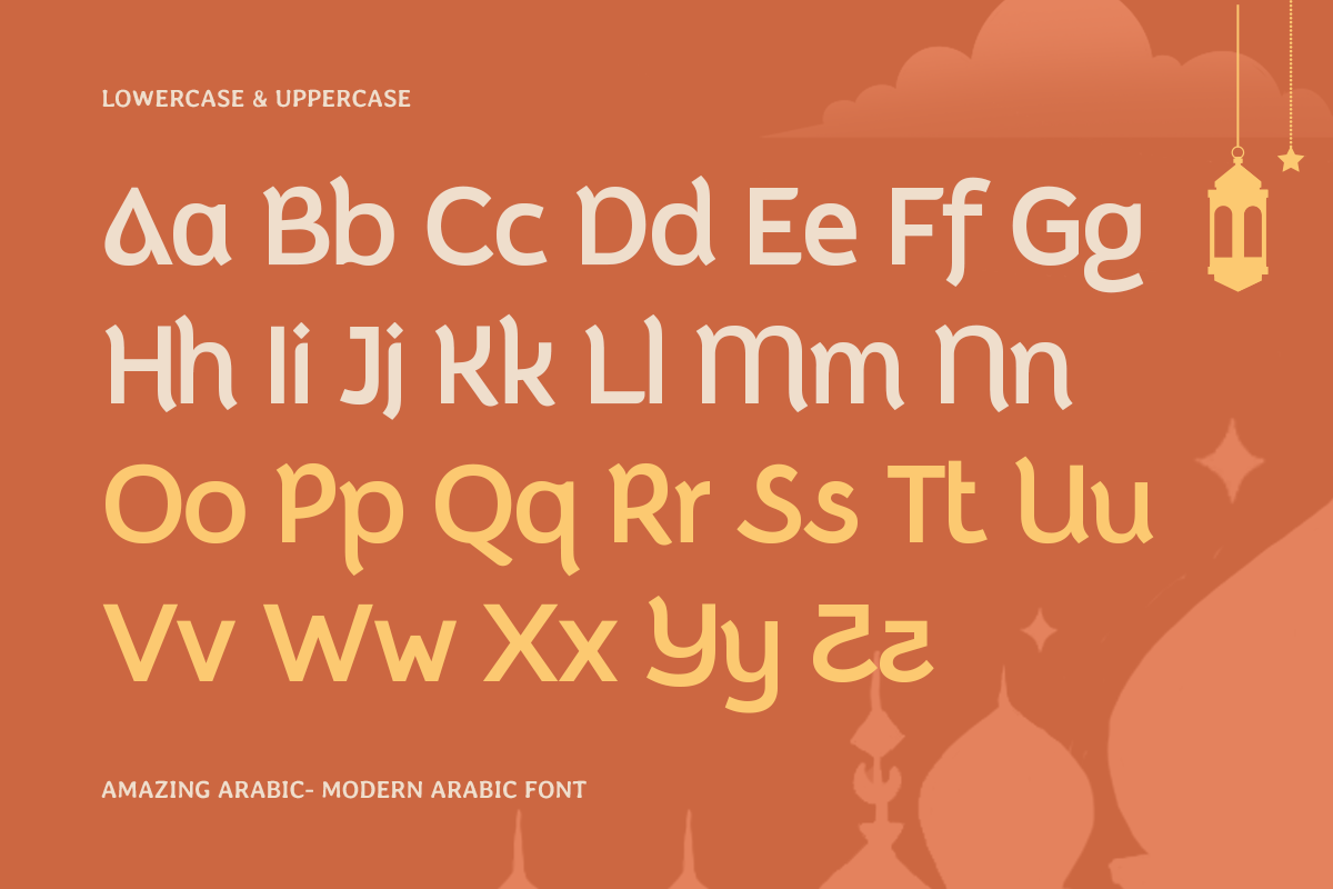 Amazing Arabic - Modern Arabic Font