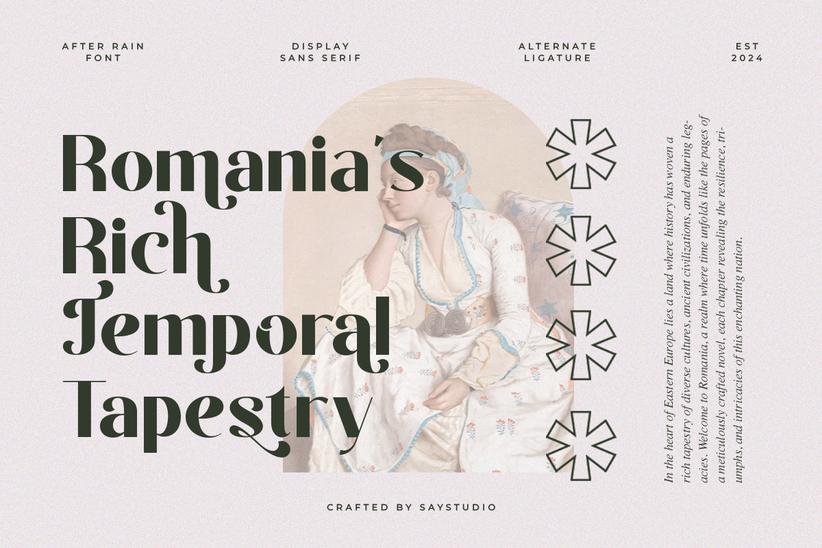 After Rain - Luxury Sans Font