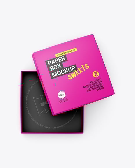 Sweets Box Mockup